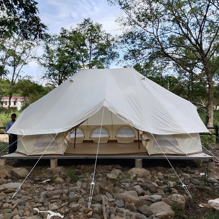 Tenda di yurta di lusso selvaggio all'aperto